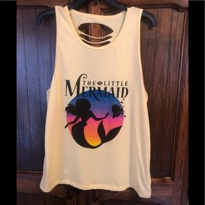The little mermaid Disney tank top